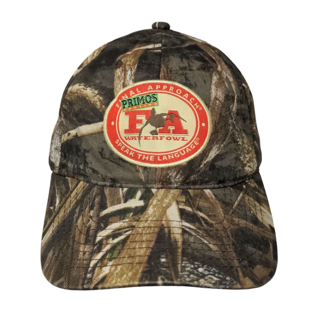 Final Approach Primos Hunting Strapback Hat Camo OSFM Embroidered